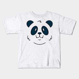 save panda face for kids and girls gift Kids T-Shirt